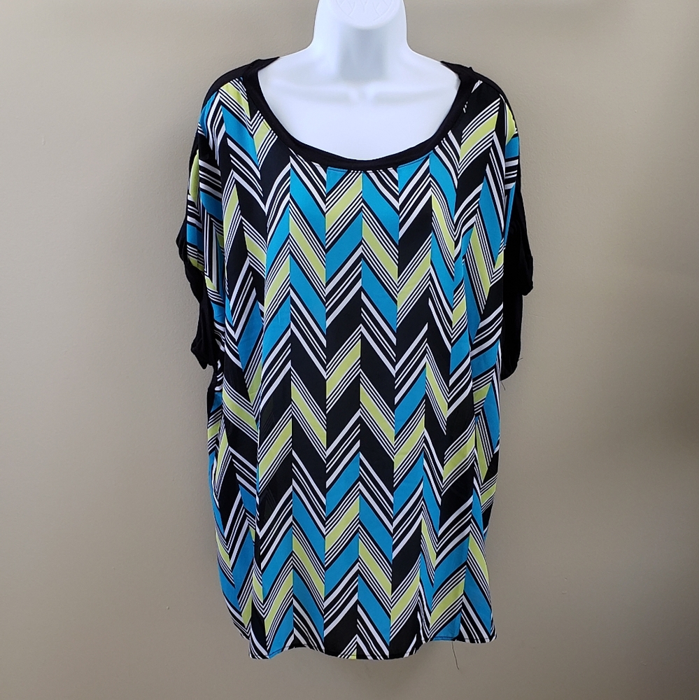 Cap sleeve blouse, Size 22/24